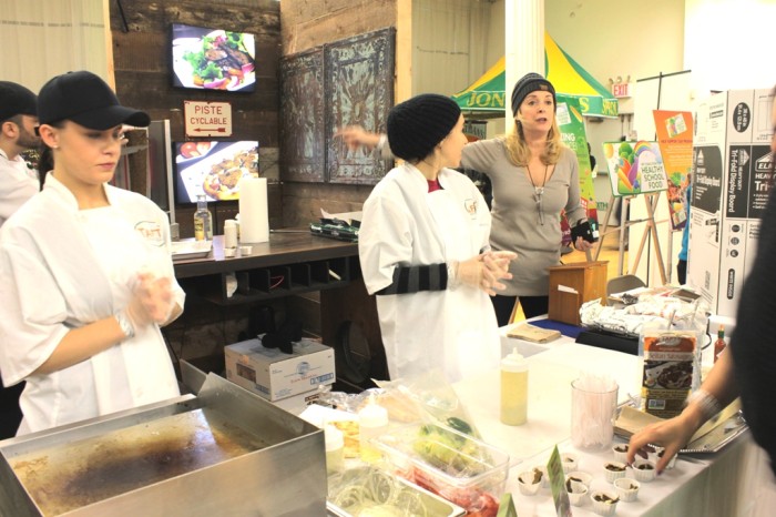 nyc veggie food fest 2014 - taft vegan gyros