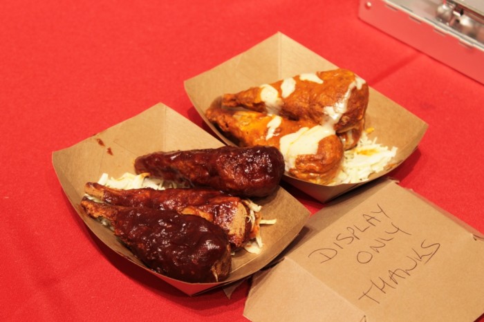 nyc veggie food fest 2014 - vegan drum sticks