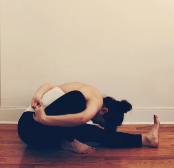 Yoga for Runners - marichyasana