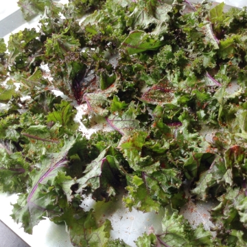 Healthy Snacks: Cajun Kale Chips