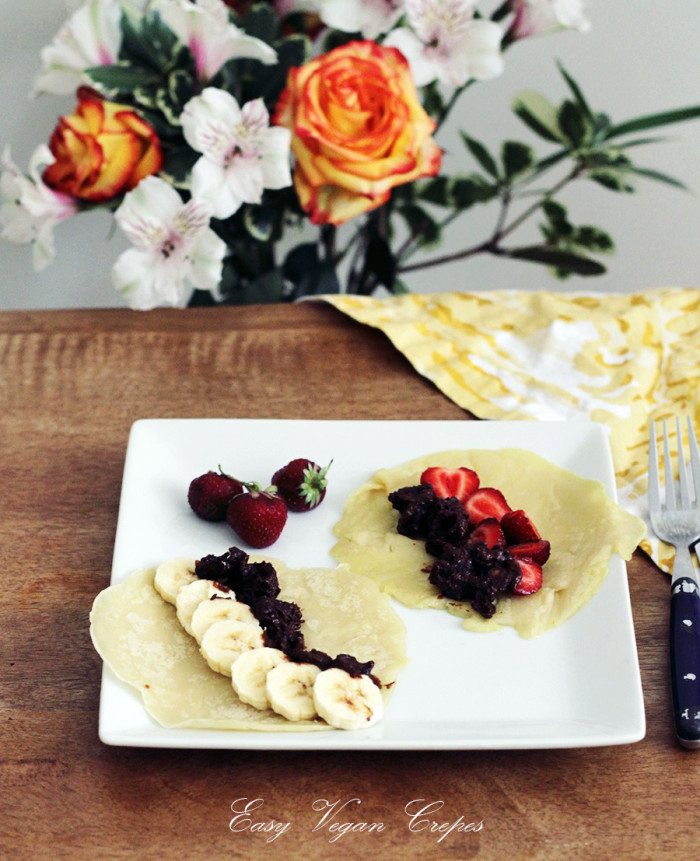 Healthy Dessert: Easy Vegan Crepes