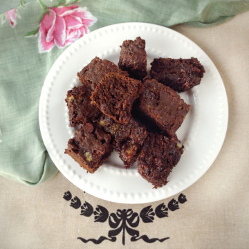 Vegan Dessert: Banana Bread Brownies