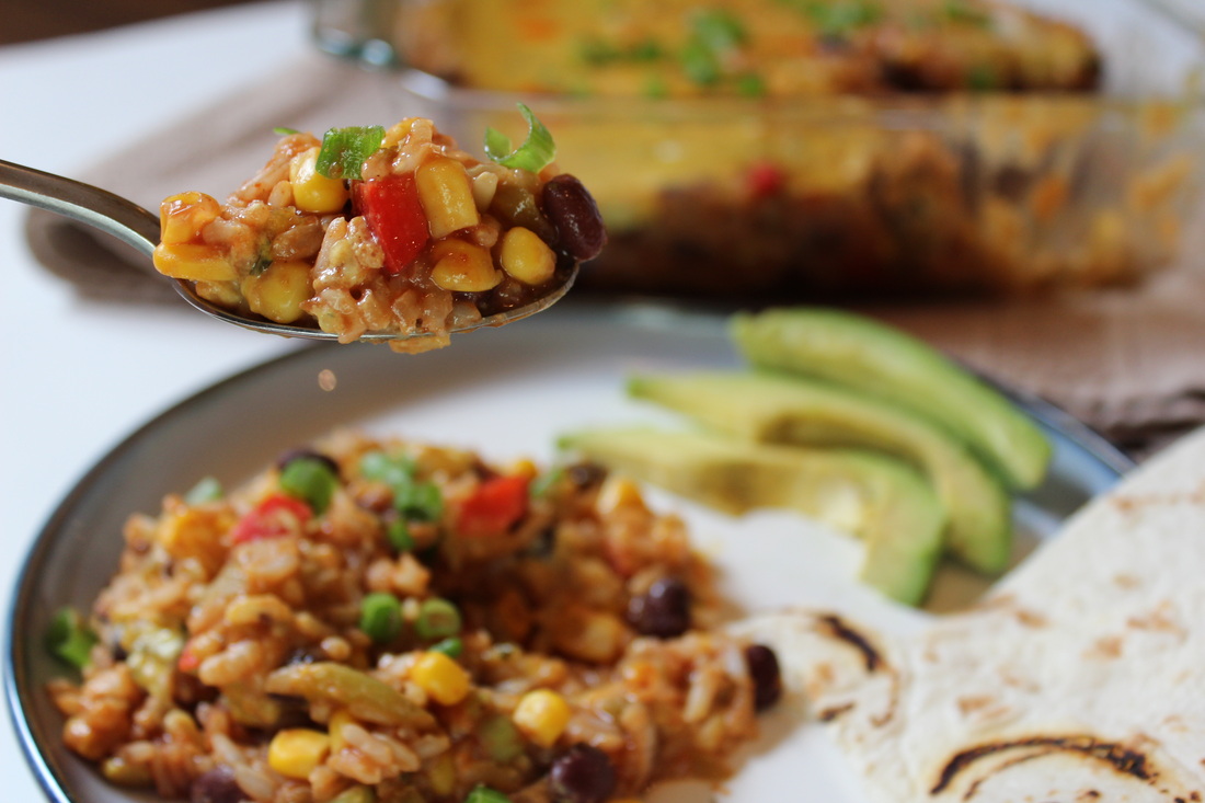 Vegan Mexican Recipes: Cheezy Enchilada Bake