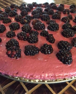 Reiki Berry Cheesecake- side view