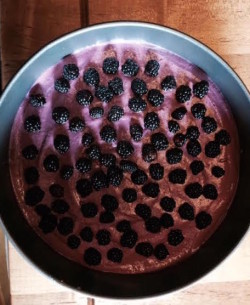 Reiki Berry Cheesecake- top view