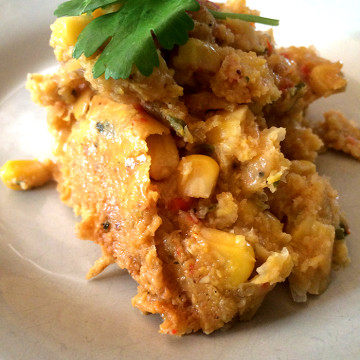 Healthy Sides: Sweet and Savory Vegan Corn Pudding