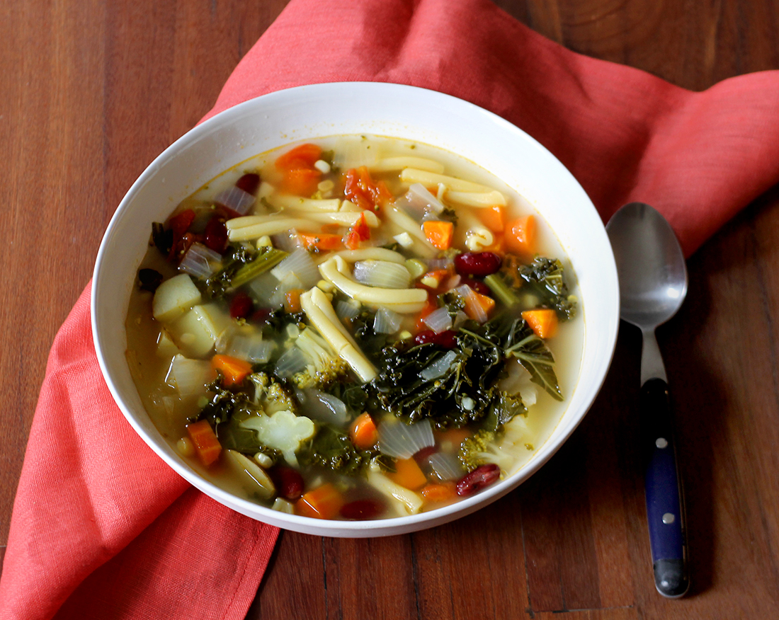 Vegan Soup Recipes: Fall Minestrone | Peaceful Dumpling