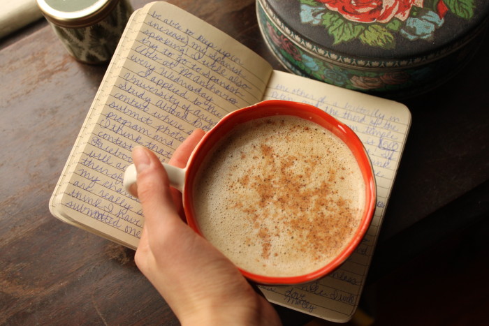 Vegan Vanilla Rose Latte with DIY Hemp Milk!