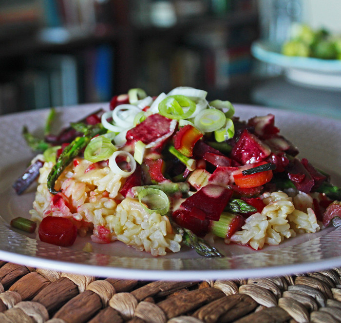 Healthy Dinner: Brown Rice Beet Stir-Fry