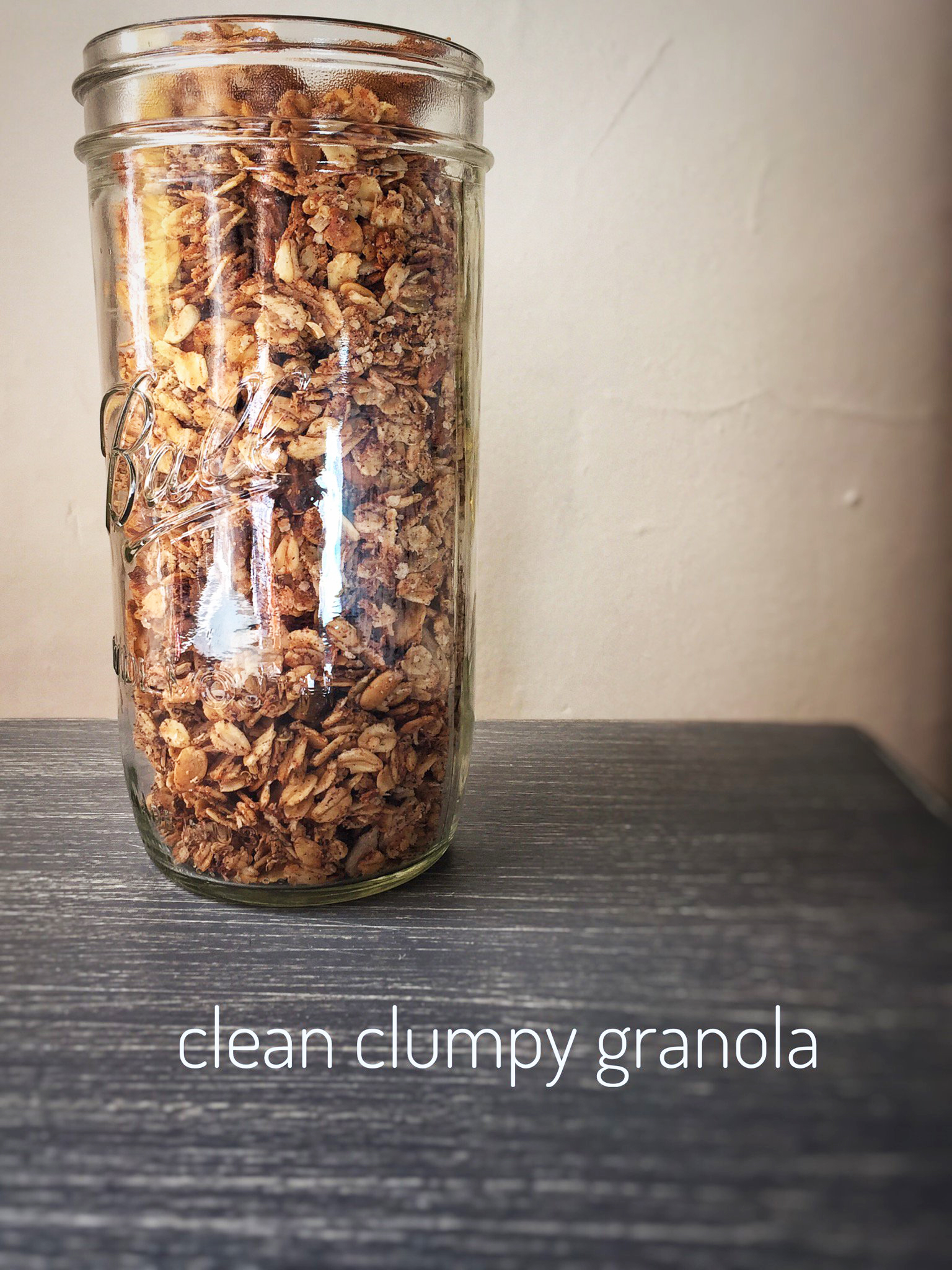 Vegan Breakfast Recipes: Clean Chunky Granola