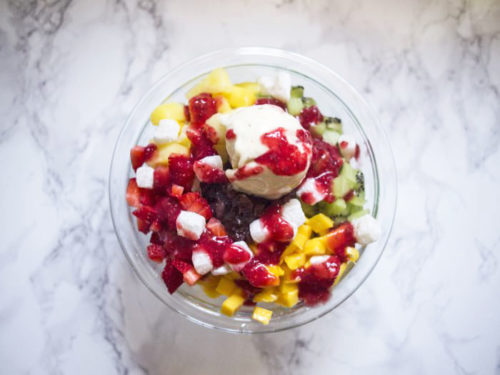 Vegan Korean Patbingsu With DIY Fruit Syrup