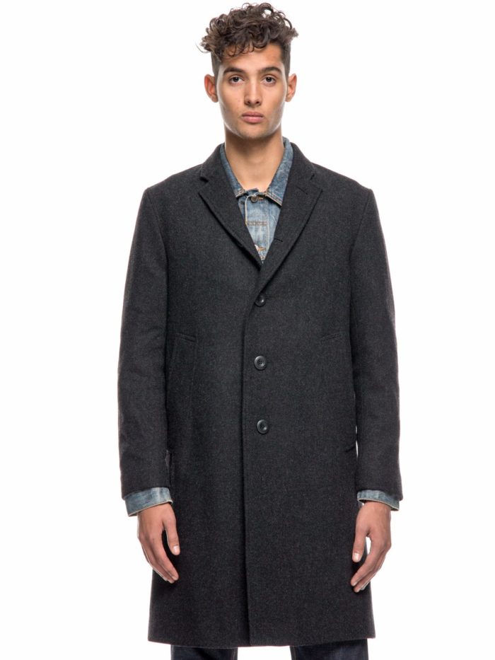 Nudie Recycled Wool & Organic Cotton Men's Coat