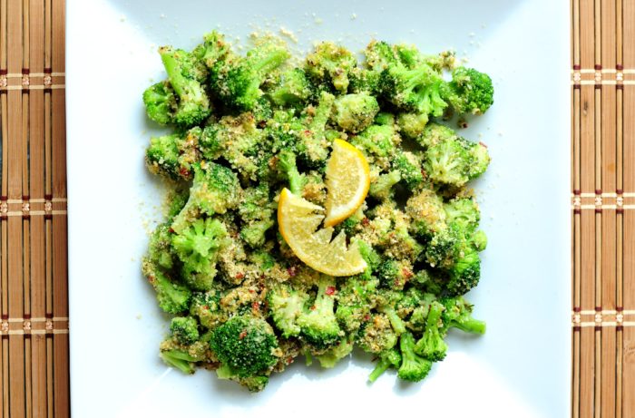 Italian-Style Vegan Broccoli And Cheese With Cashew Parm