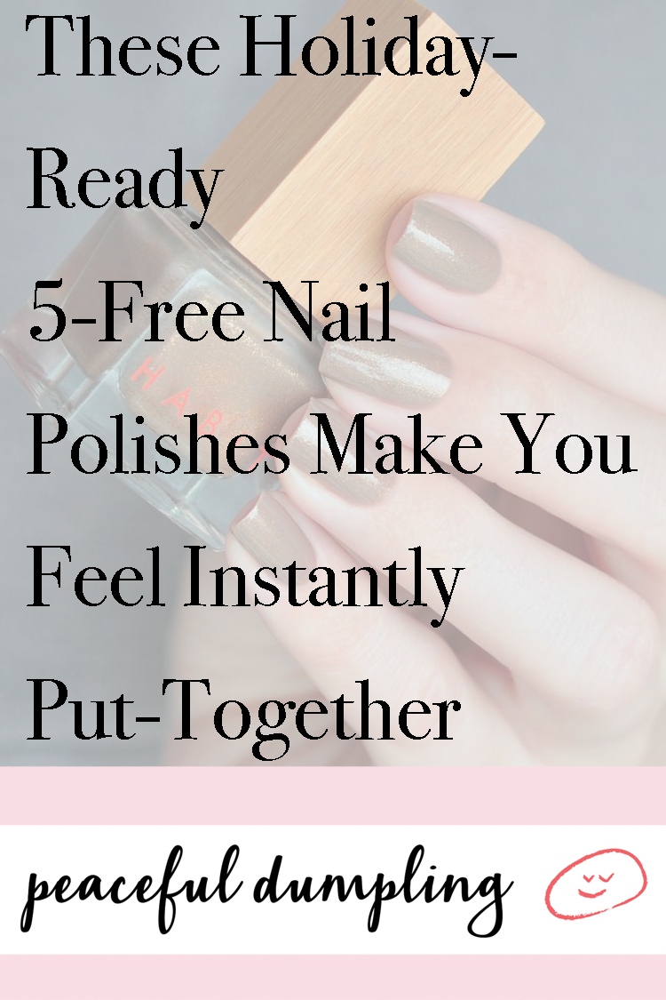 These Holiday-Ready 5-Free Nail Polishes Make You Feel Instantly Put-Together