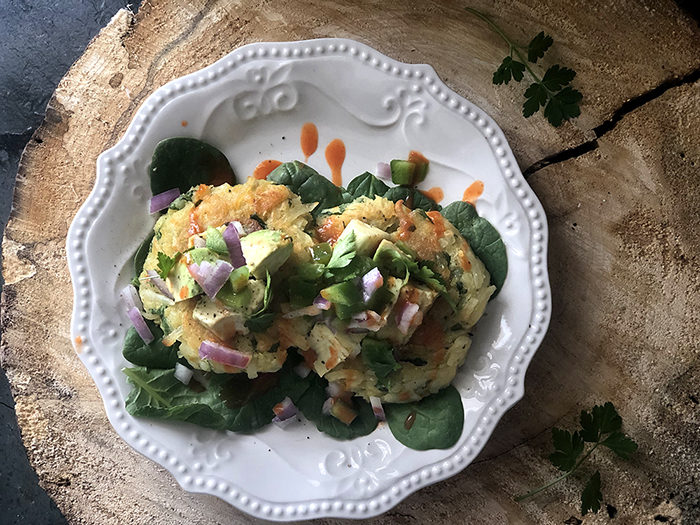 Loaded Vegan Latkes