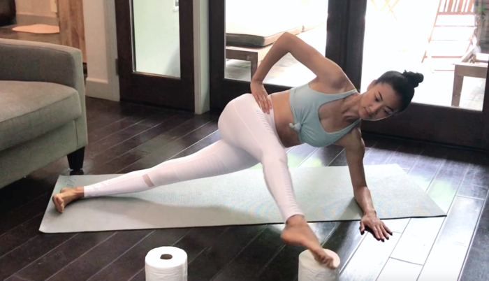 Toilet Paper Roll Workout