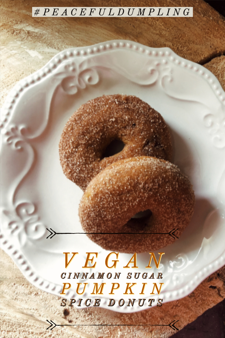 Vegan Pumpkin Spice Donuts