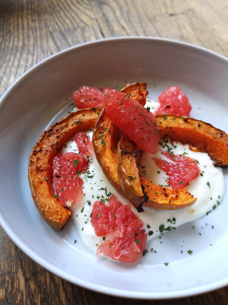 Grapefruit Butternut Squash Salad