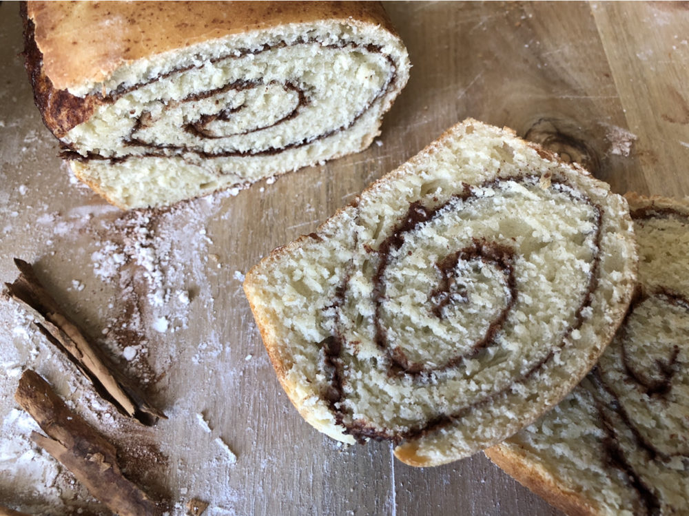 Vegan cinnamon bread