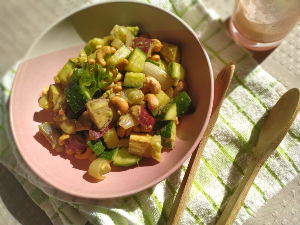 sweet potato avocado salad