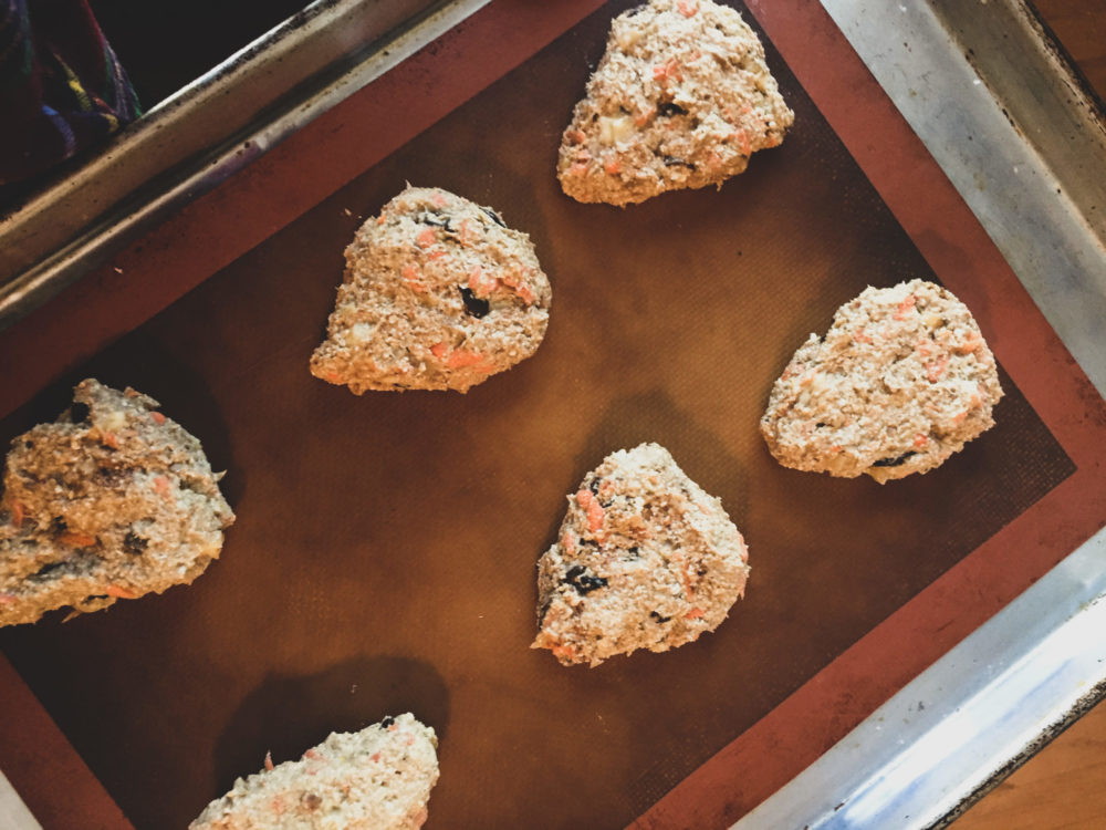 carrot cake scones pre-made