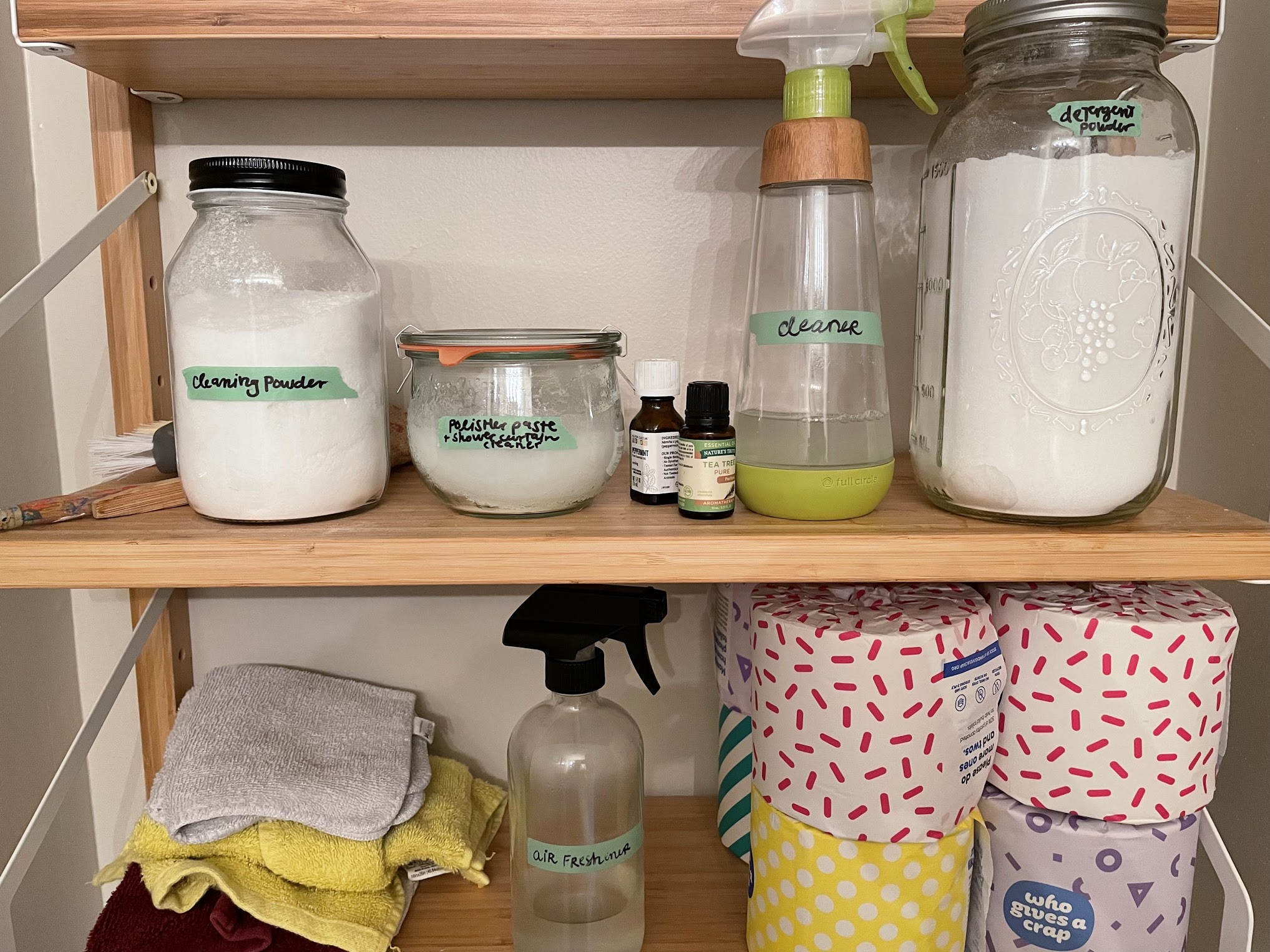 zero waste products on shelves